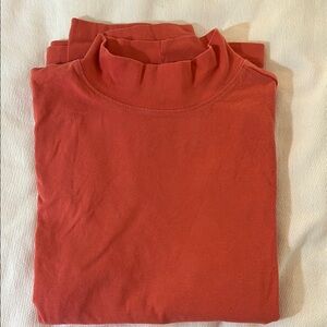 Croft & Barrow Mock Turtleneck Long Sleeve T-Shirt